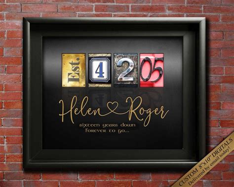 16th anniversary gift ideas|16th anniversary gift for husband.